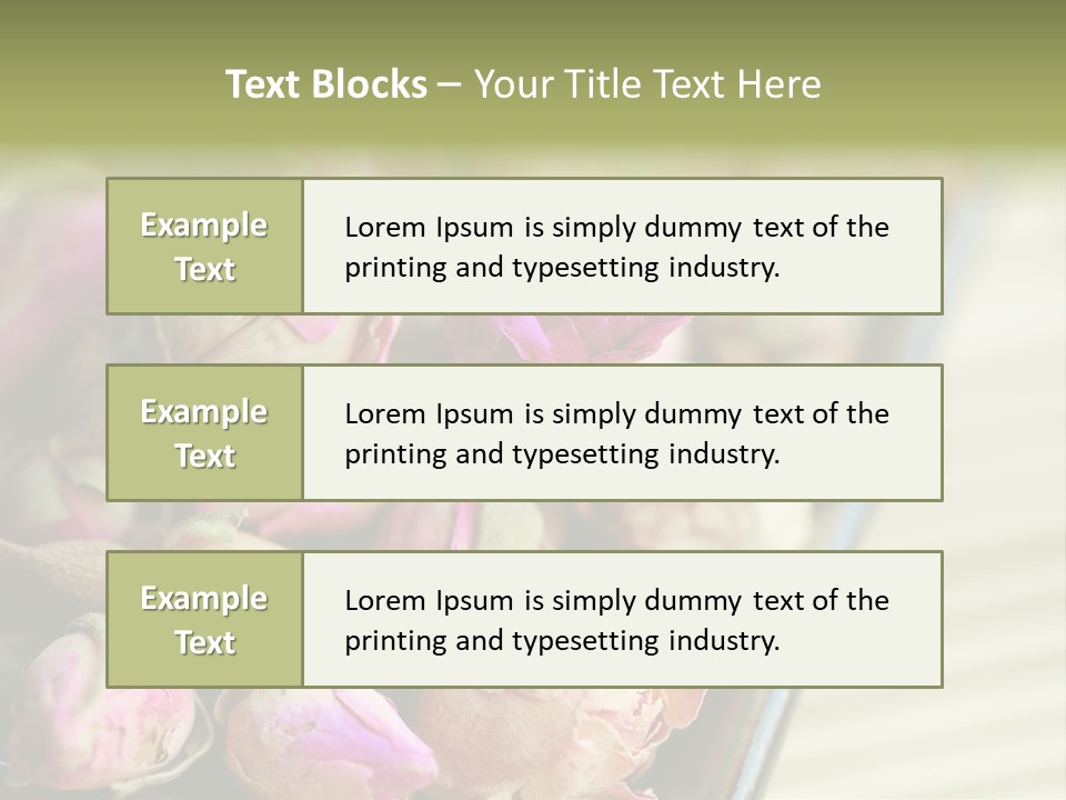 Rose Buds Rose Tea No People PowerPoint Template