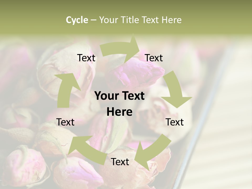 Rose Buds Rose Tea No People PowerPoint Template