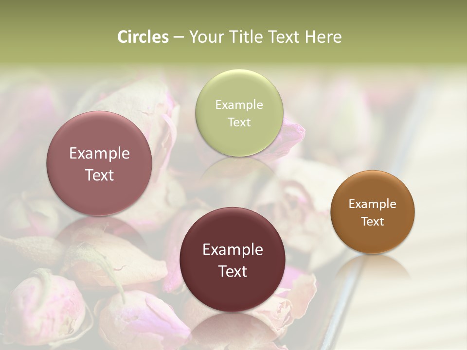 Rose Buds Rose Tea No People PowerPoint Template