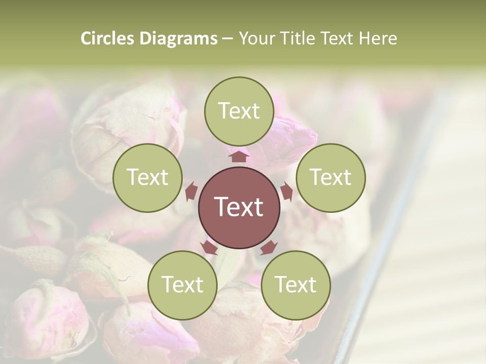 Rose Buds Rose Tea No People PowerPoint Template