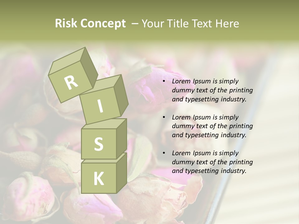 Rose Buds Rose Tea No People PowerPoint Template