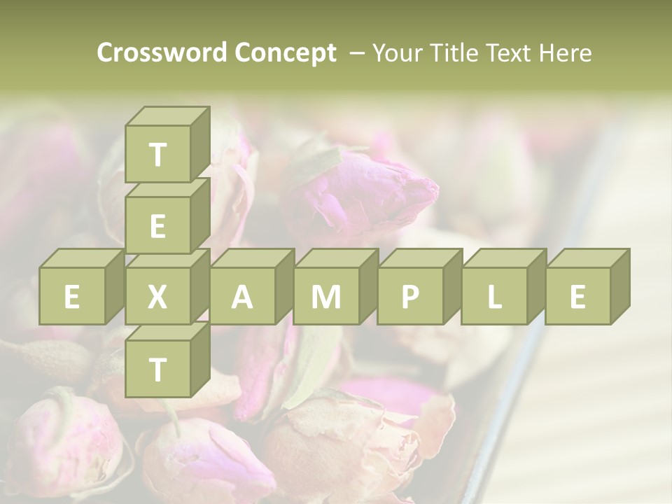 Rose Buds Rose Tea No People PowerPoint Template