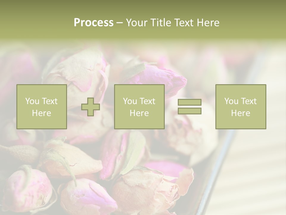 Rose Buds Rose Tea No People PowerPoint Template