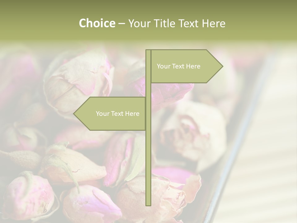 Rose Buds Rose Tea No People PowerPoint Template