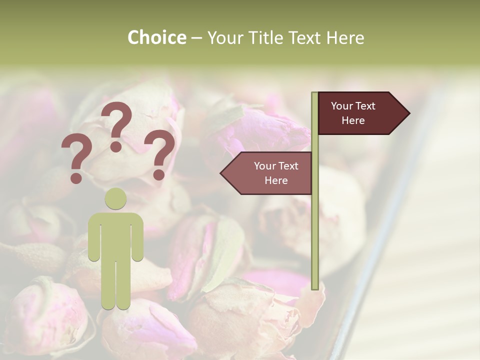 Rose Buds Rose Tea No People PowerPoint Template