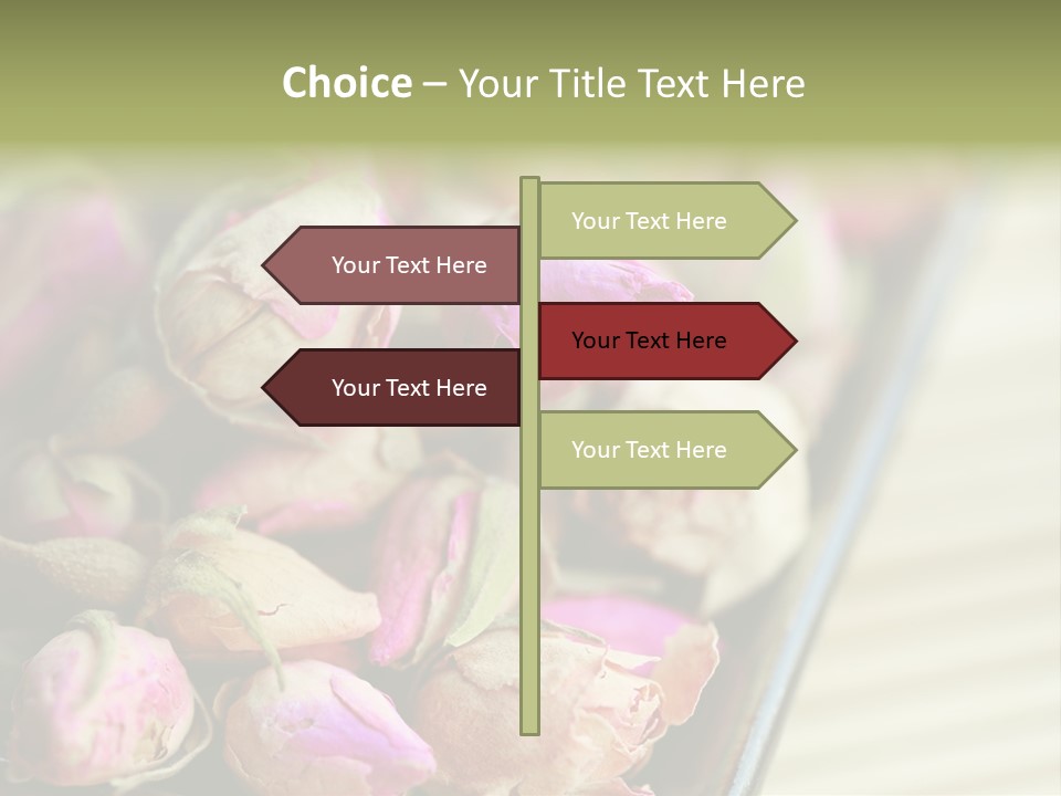 Rose Buds Rose Tea No People PowerPoint Template