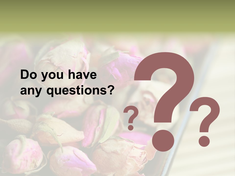 Rose Buds Rose Tea No People PowerPoint Template