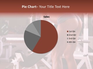Lifting Bodybuilder Person PowerPoint Template