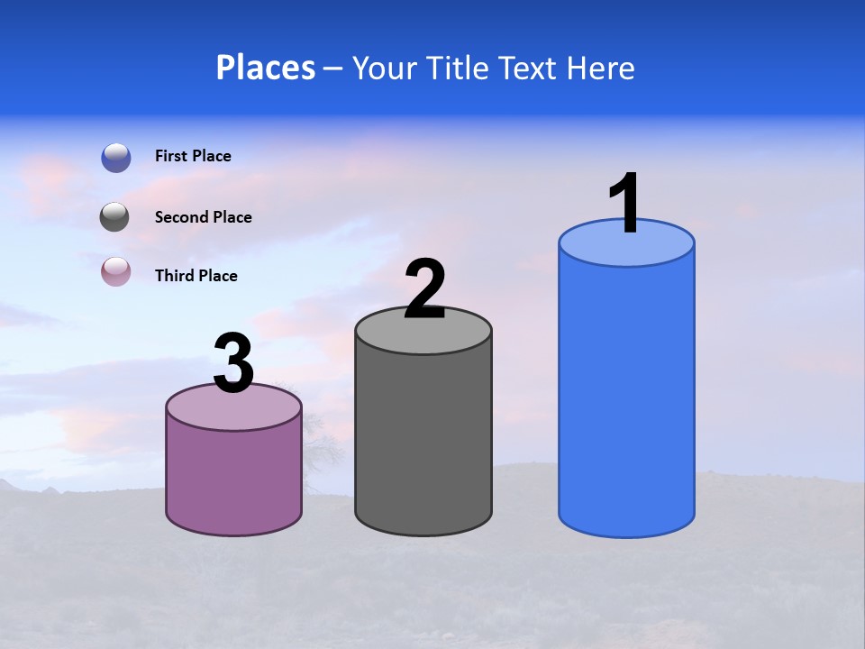 San Rafael Swell Creek Stunning PowerPoint Template