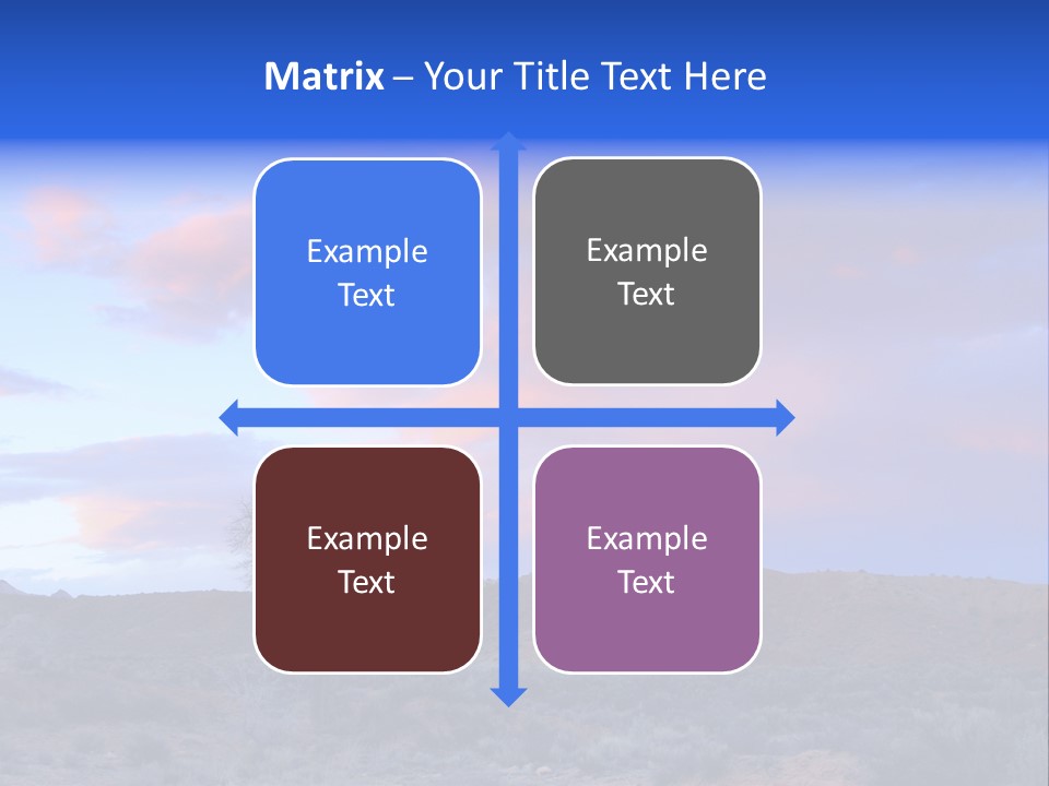 San Rafael Swell Creek Stunning PowerPoint Template