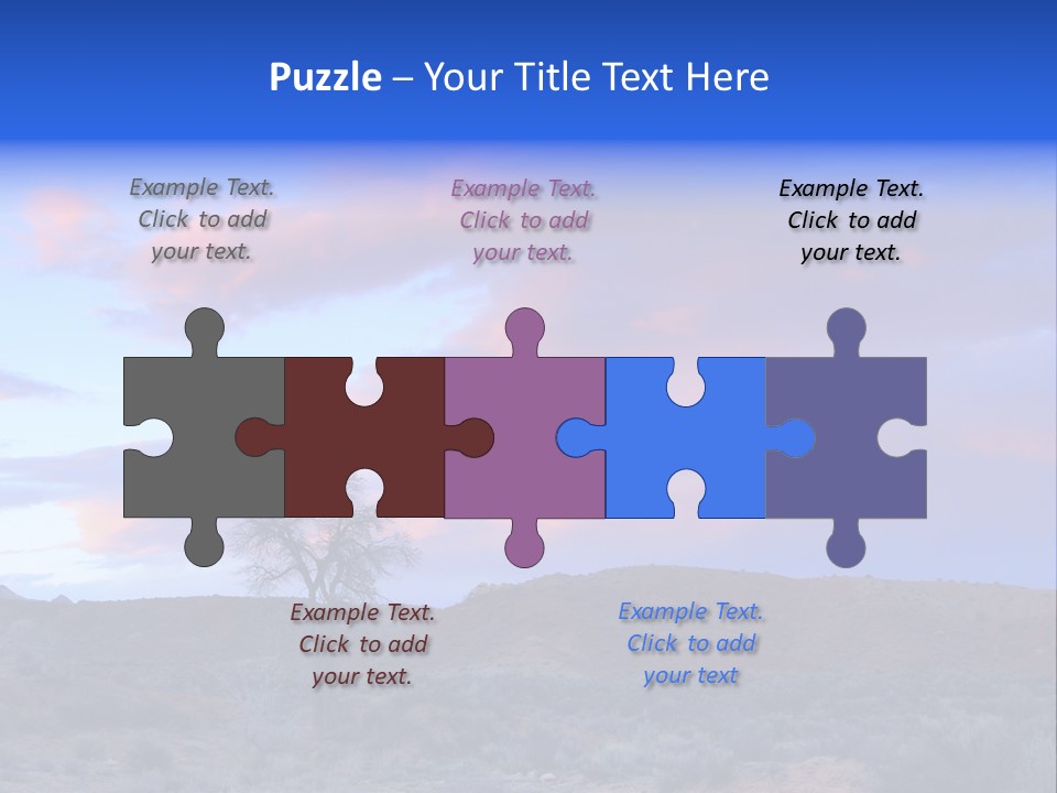 San Rafael Swell Creek Stunning PowerPoint Template