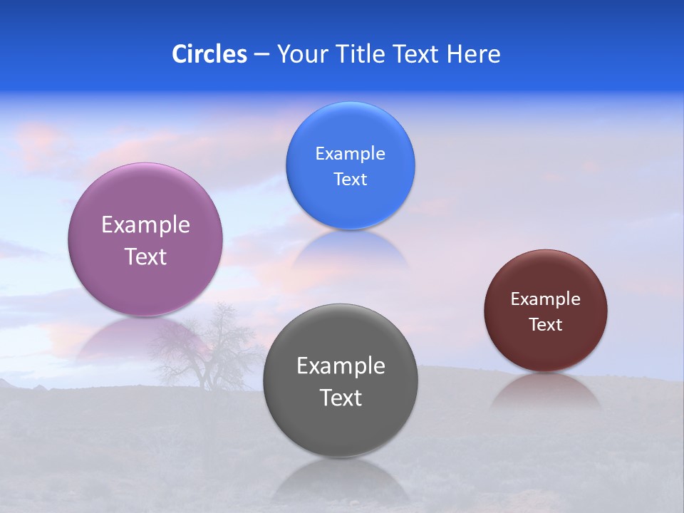 San Rafael Swell Creek Stunning PowerPoint Template