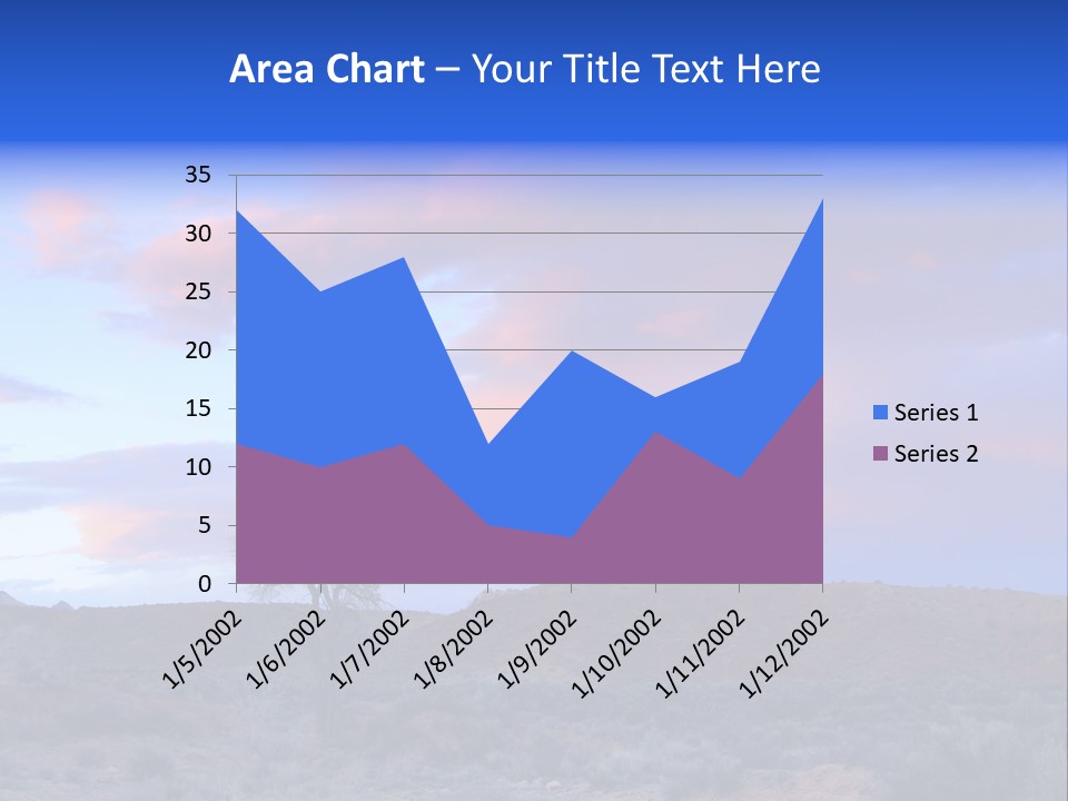 San Rafael Swell Creek Stunning PowerPoint Template