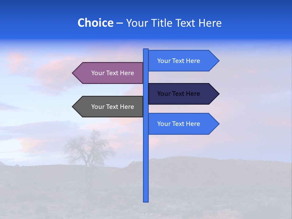 San Rafael Swell Creek Stunning PowerPoint Template