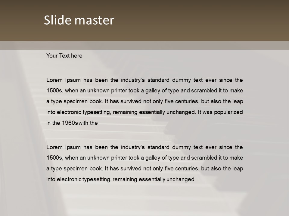 Performance Detail Concert PowerPoint Template