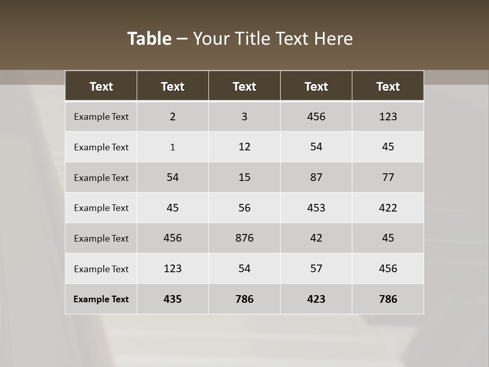Performance Detail Concert PowerPoint Template