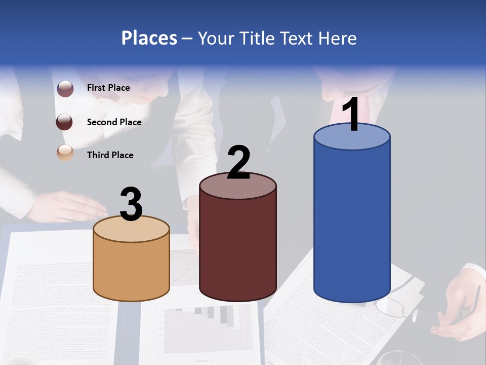 Professional Pointing Diagram PowerPoint Template