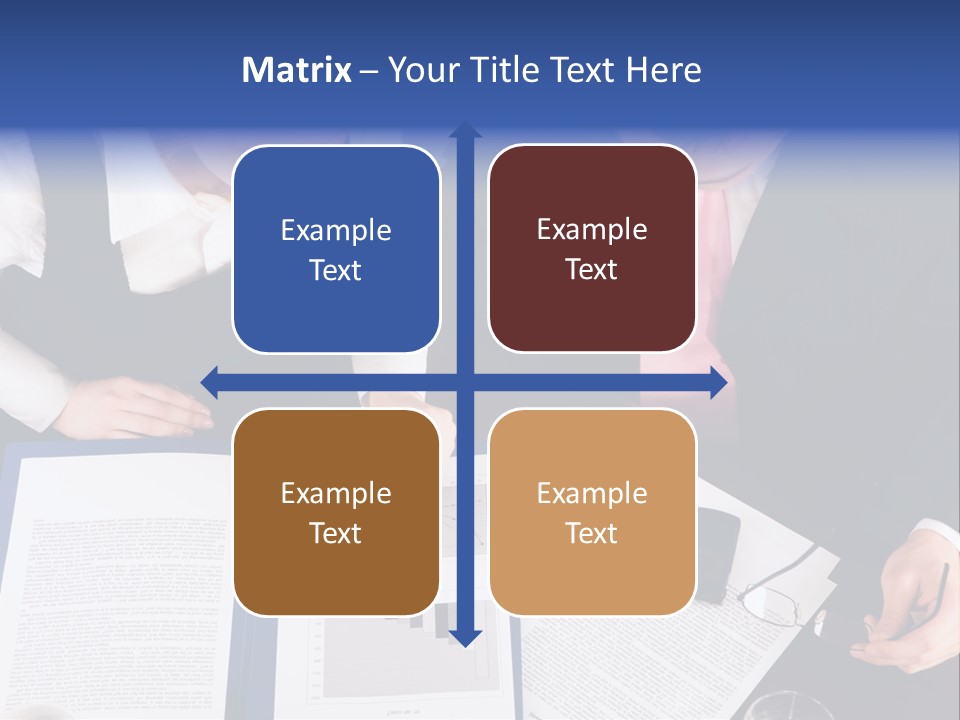 Professional Pointing Diagram PowerPoint Template