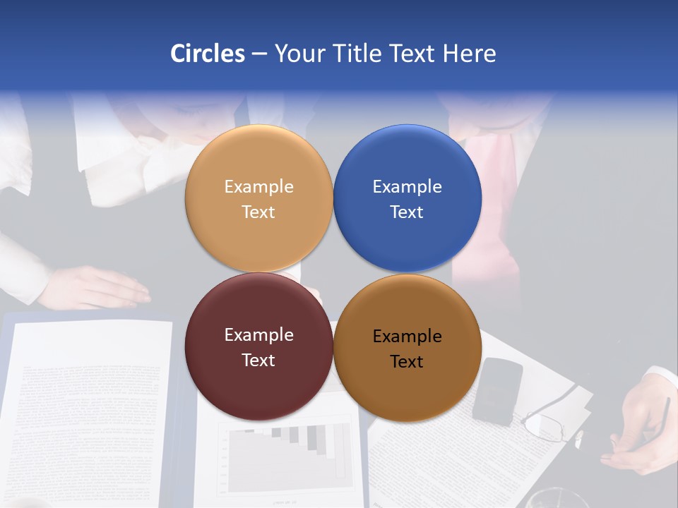 Professional Pointing Diagram PowerPoint Template