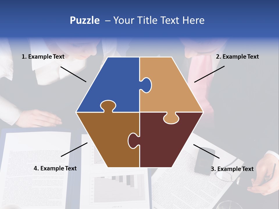 Professional Pointing Diagram PowerPoint Template