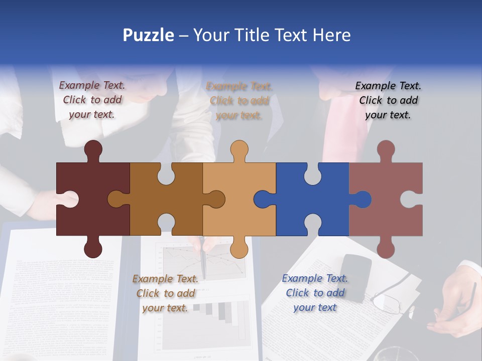Professional Pointing Diagram PowerPoint Template