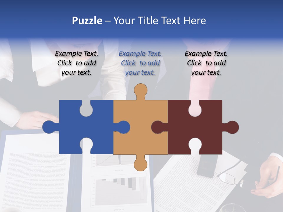 Professional Pointing Diagram PowerPoint Template
