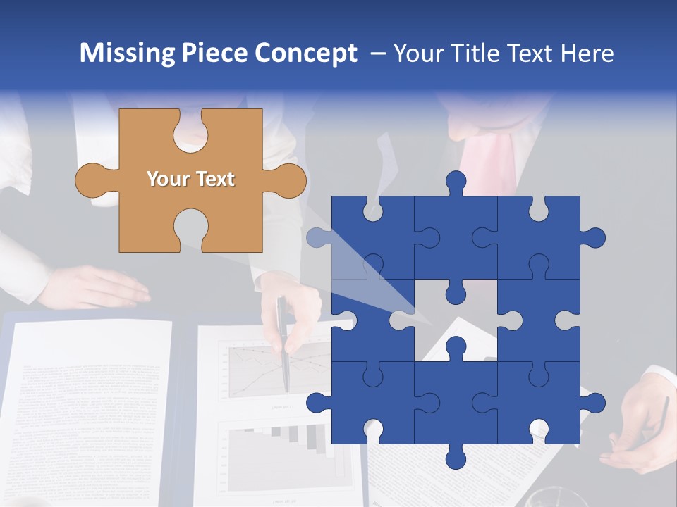 Professional Pointing Diagram PowerPoint Template