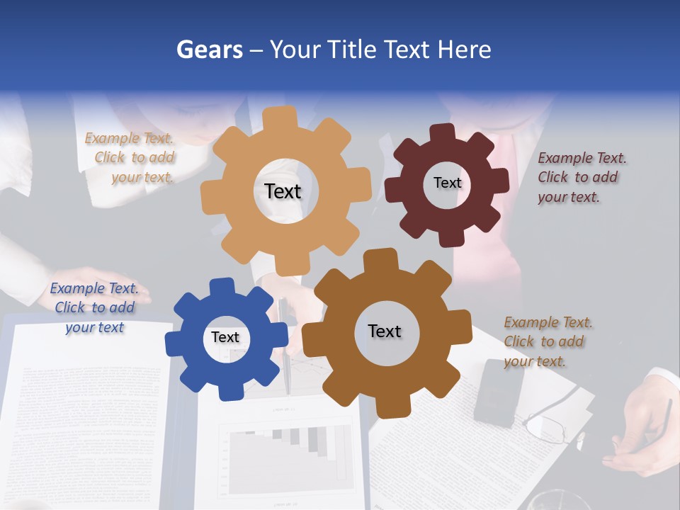 Professional Pointing Diagram PowerPoint Template