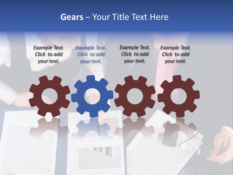 Professional Pointing Diagram PowerPoint Template