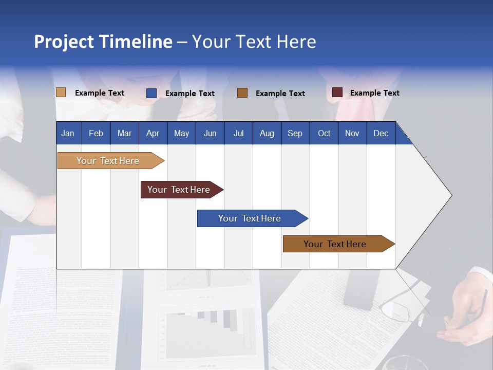 Professional Pointing Diagram PowerPoint Template