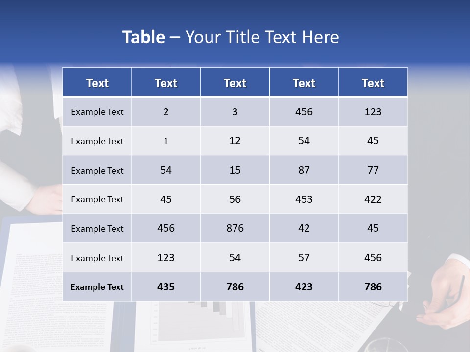 Professional Pointing Diagram PowerPoint Template