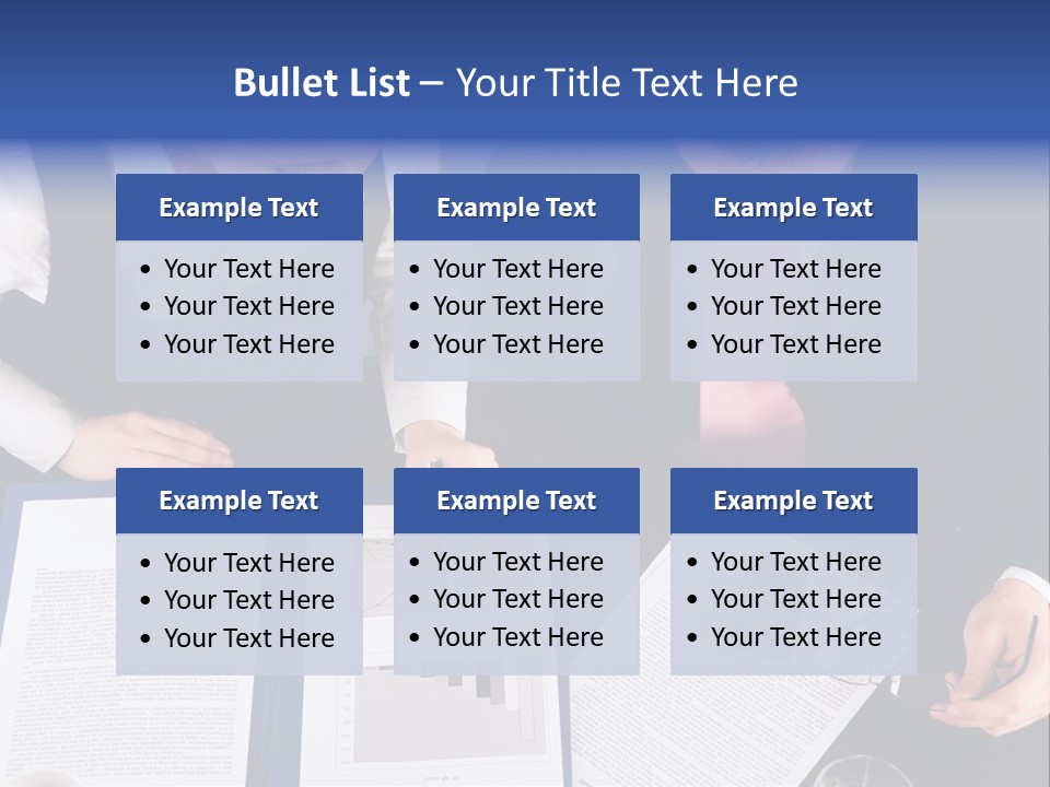 Professional Pointing Diagram PowerPoint Template