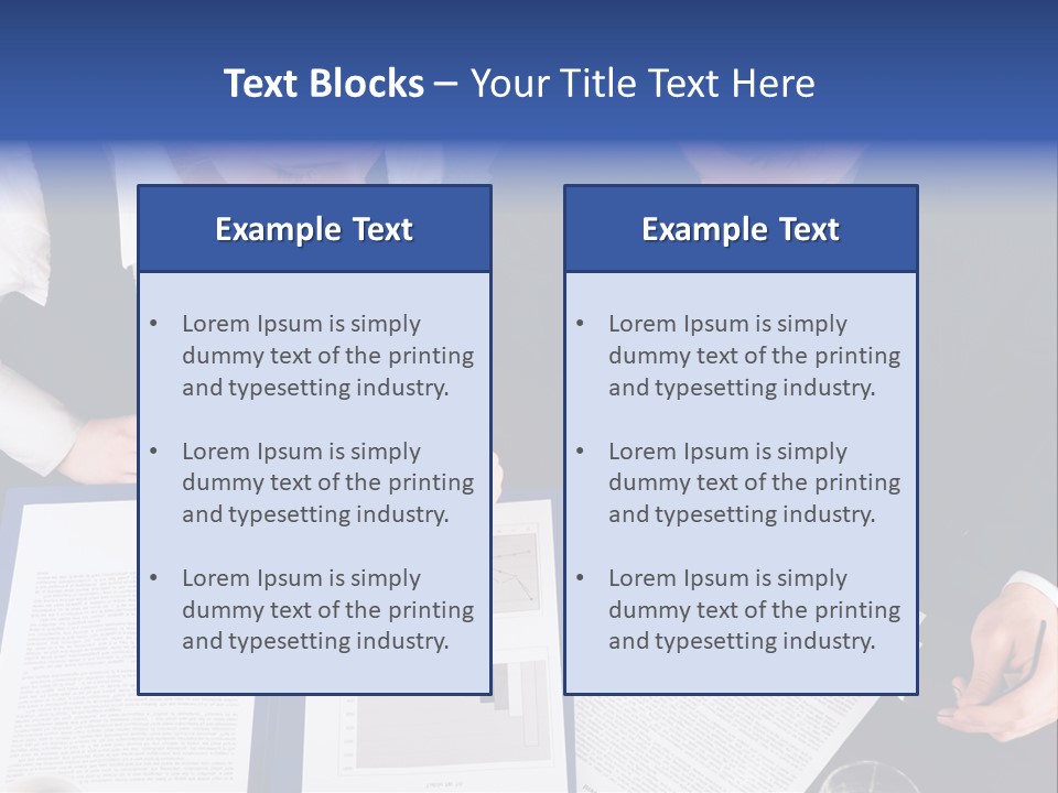 Professional Pointing Diagram PowerPoint Template
