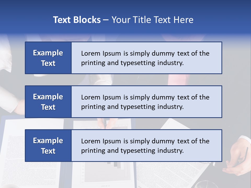Professional Pointing Diagram PowerPoint Template