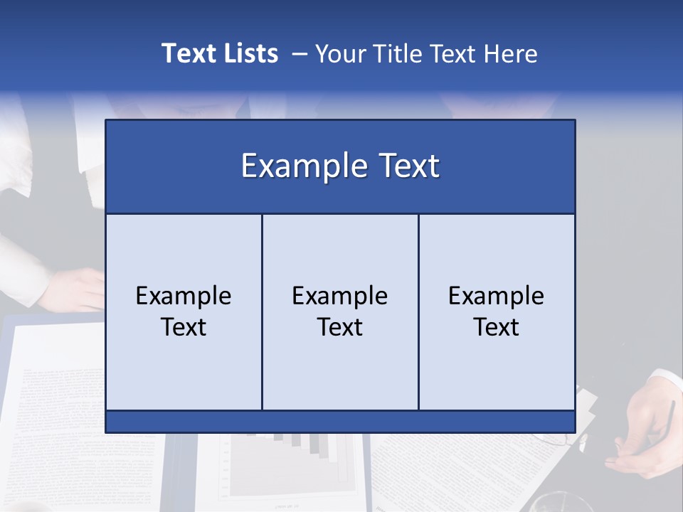 Professional Pointing Diagram PowerPoint Template