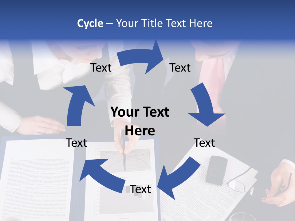 Professional Pointing Diagram PowerPoint Template