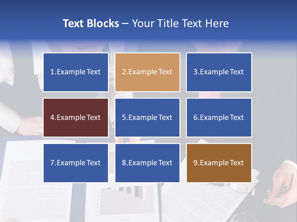 Professional Pointing Diagram PowerPoint Template