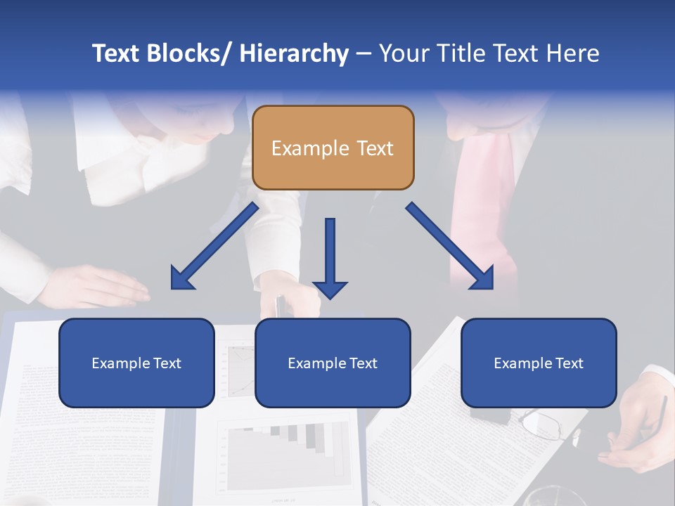 Professional Pointing Diagram PowerPoint Template