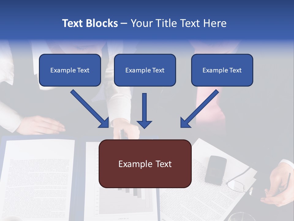 Professional Pointing Diagram PowerPoint Template