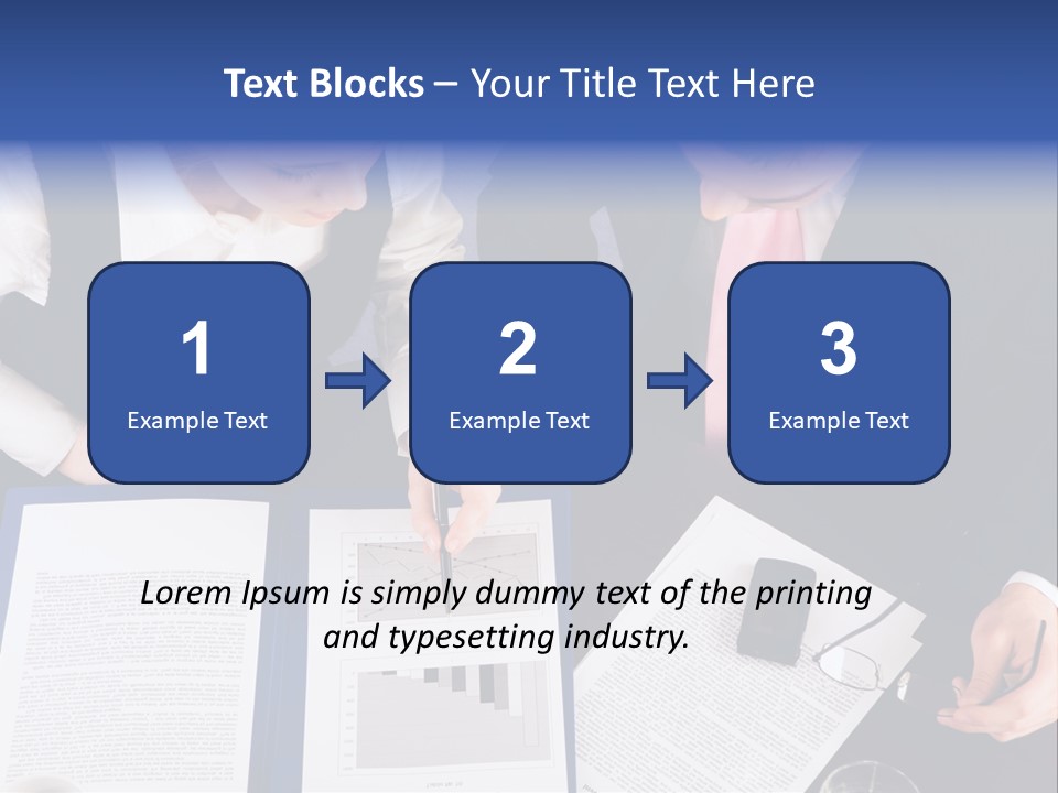 Professional Pointing Diagram PowerPoint Template