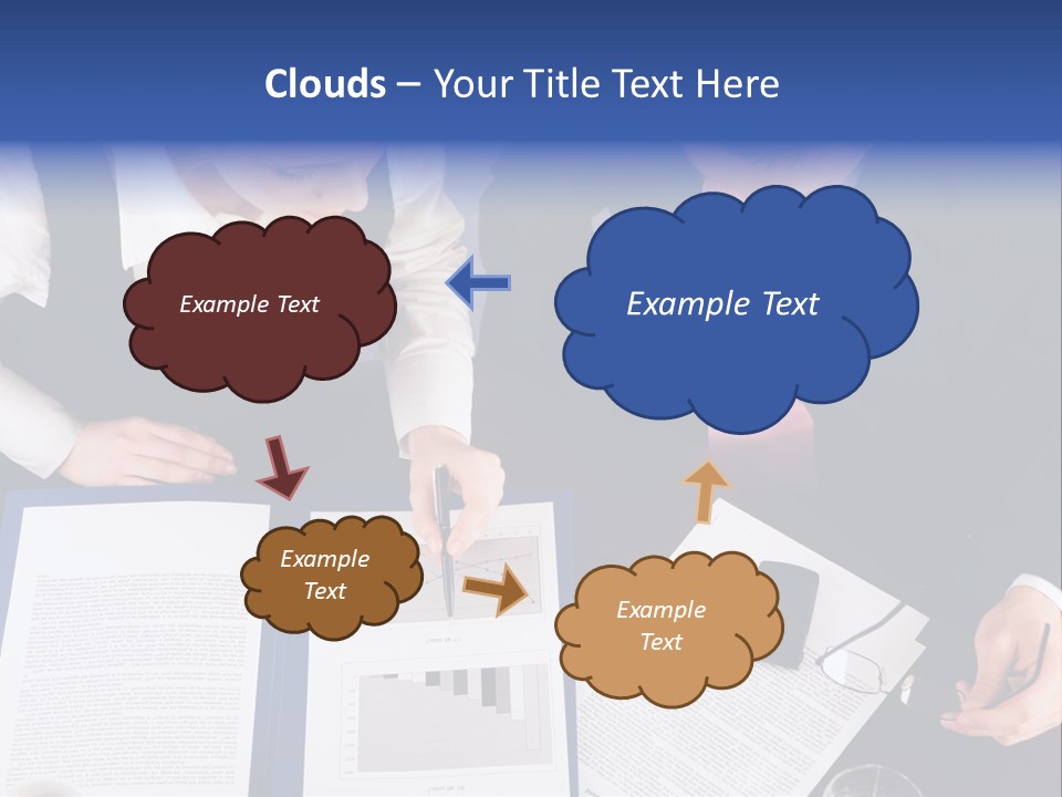 Professional Pointing Diagram PowerPoint Template