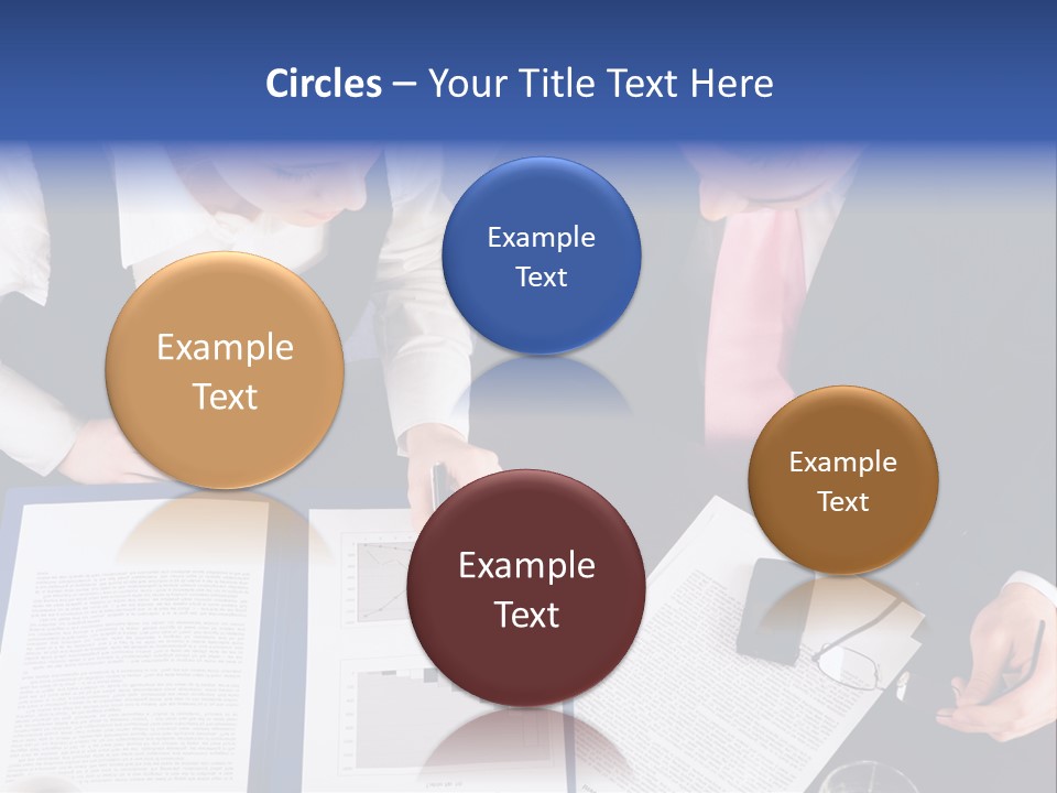 Professional Pointing Diagram PowerPoint Template