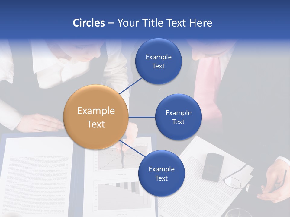 Professional Pointing Diagram PowerPoint Template
