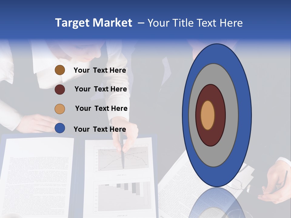 Professional Pointing Diagram PowerPoint Template