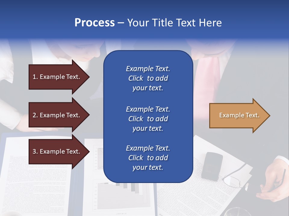 Professional Pointing Diagram PowerPoint Template