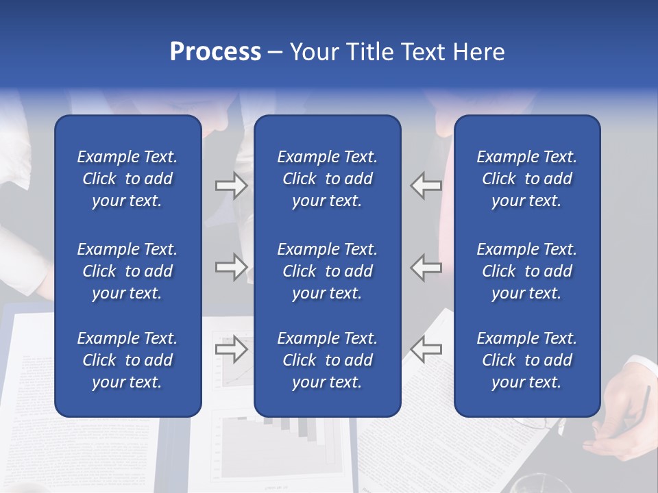 Professional Pointing Diagram PowerPoint Template