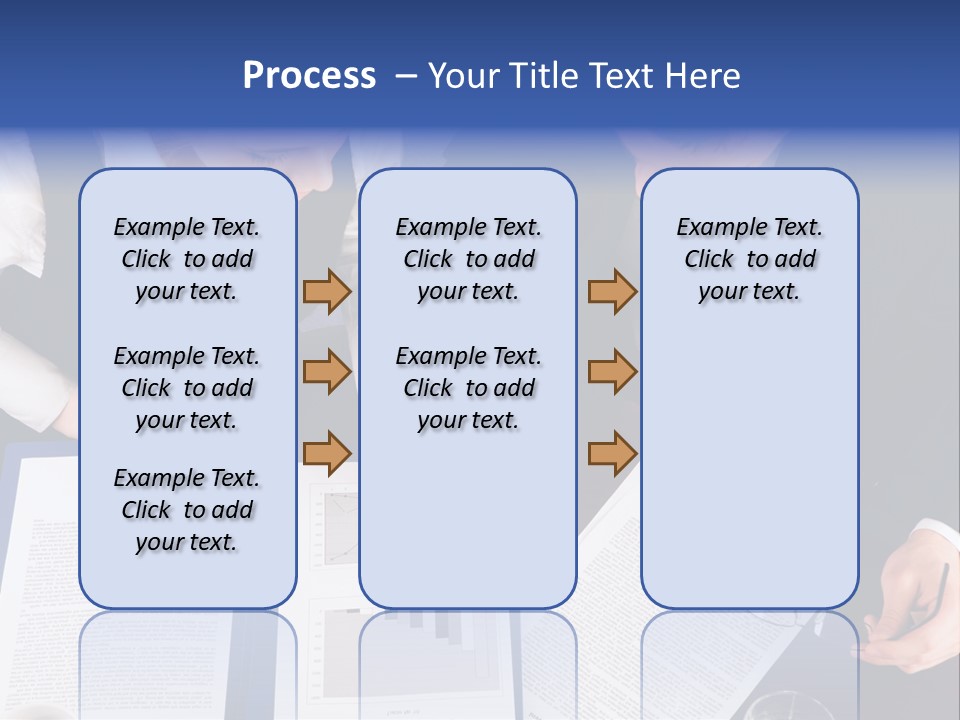 Professional Pointing Diagram PowerPoint Template