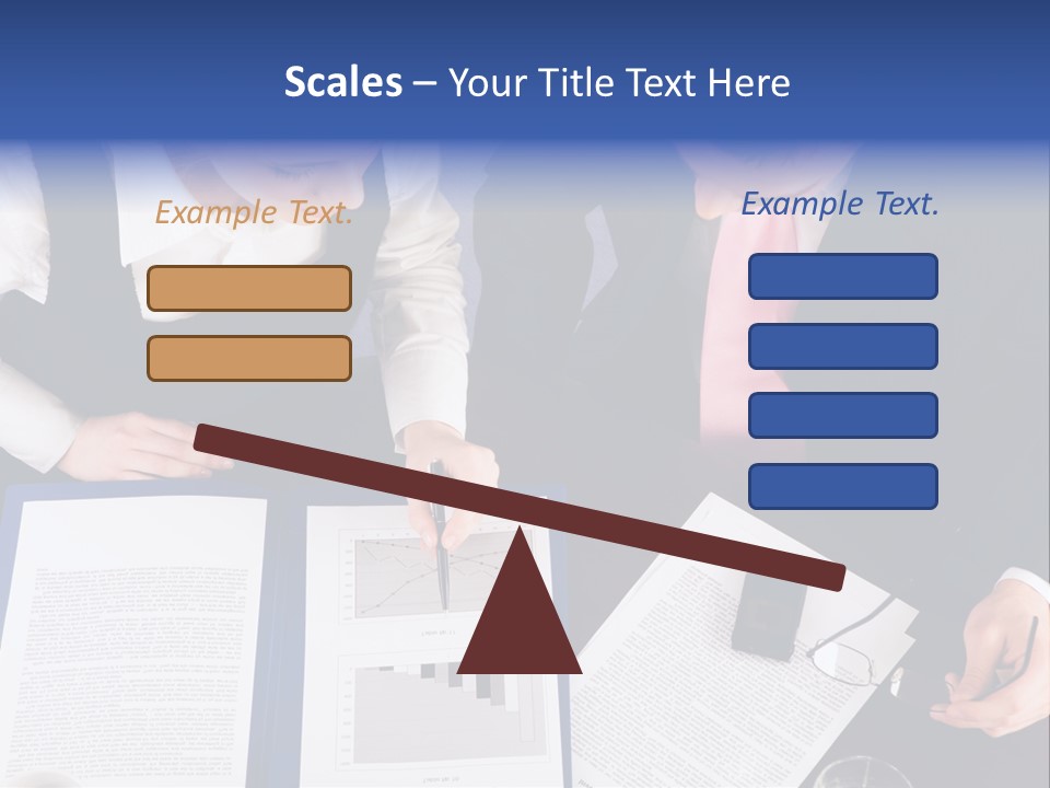 Professional Pointing Diagram PowerPoint Template
