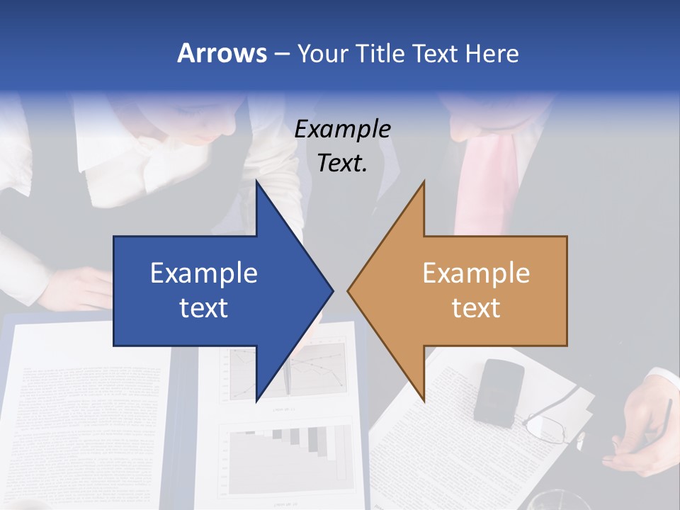 Professional Pointing Diagram PowerPoint Template