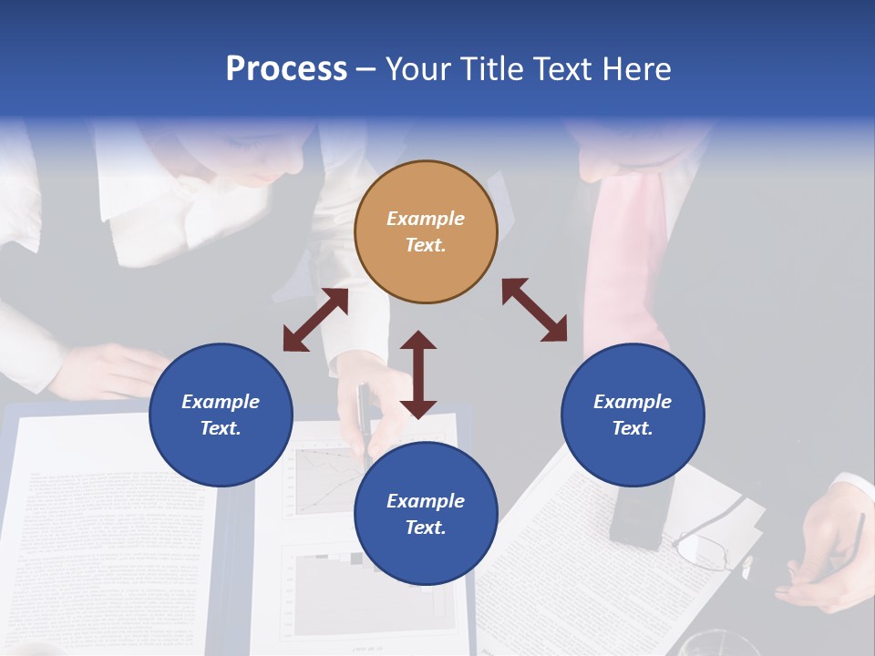 Professional Pointing Diagram PowerPoint Template